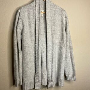 Levi's Women's Gray Open Front Sweater size large